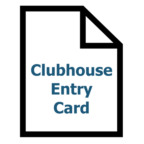 DEOVM - Homeowner's Additional (Extra) Clubhouse Entry Card