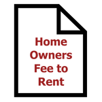 DEOVM - Homeowner's Fee to Rent